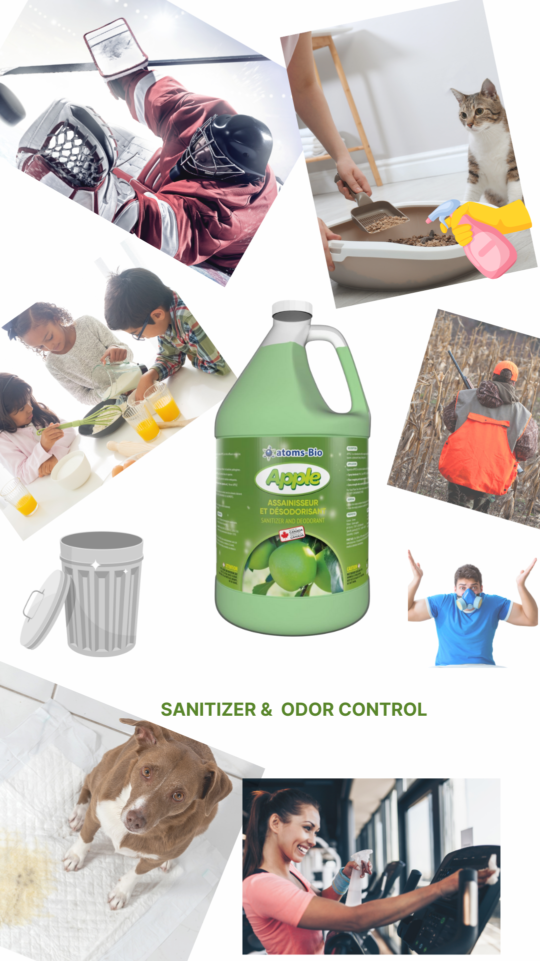 CITRUS - Nettoyant germicide assainissant et déodorant