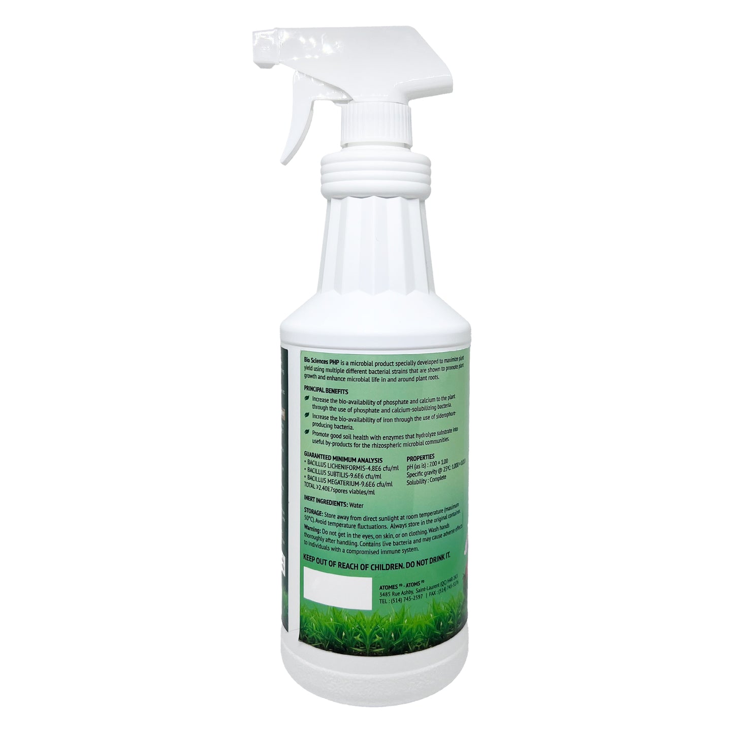 BiosScience_PHP, spray
