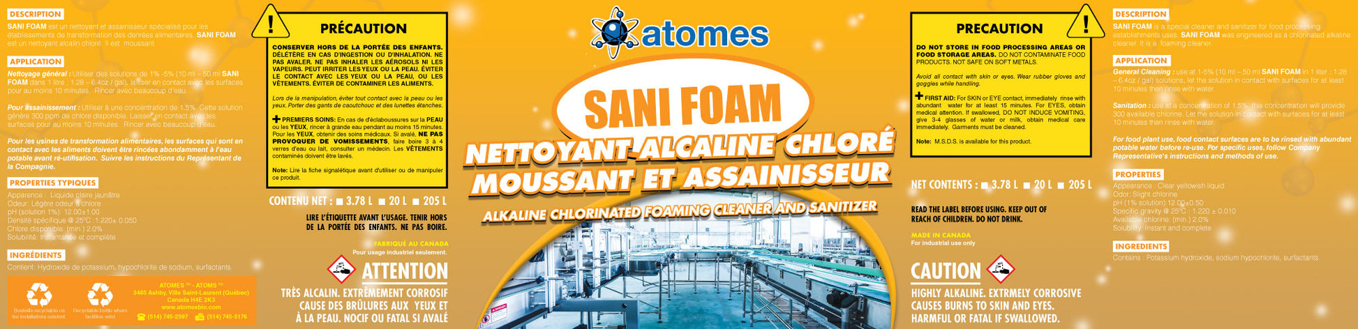 Atomes-Labels-SANIFOAM