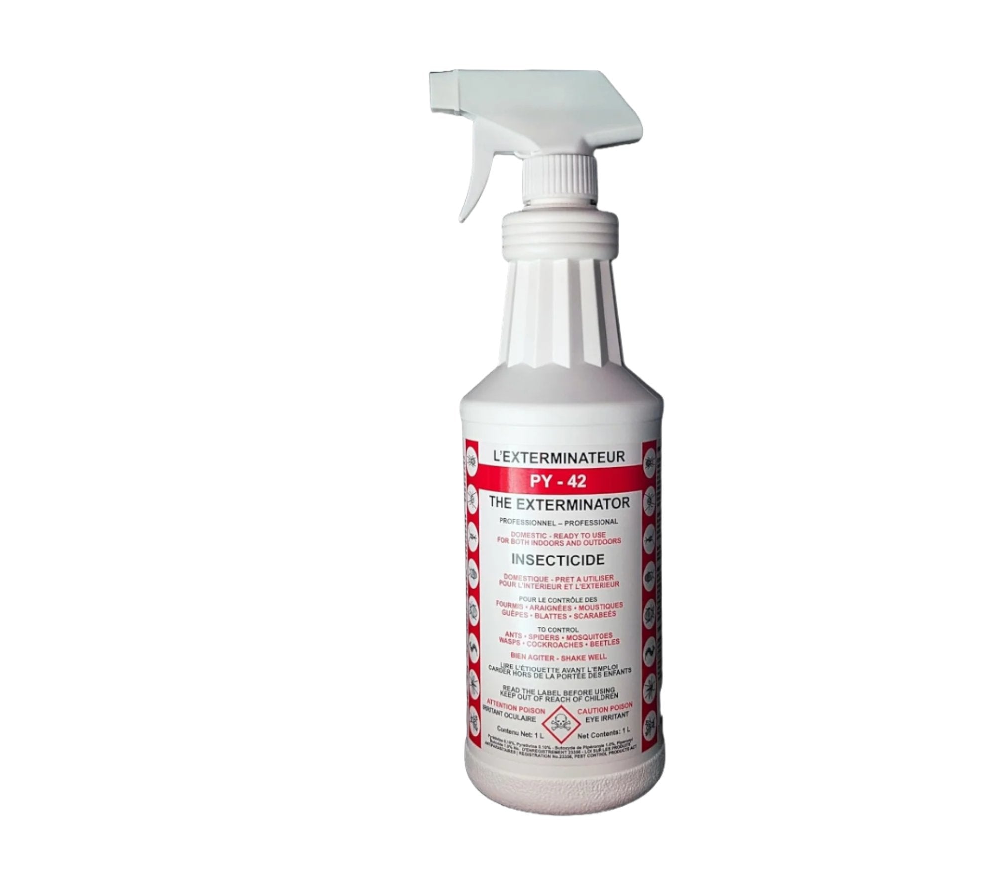 L'Exterminateur PY-42 - Insecticide Professionnel, Intérieur ...